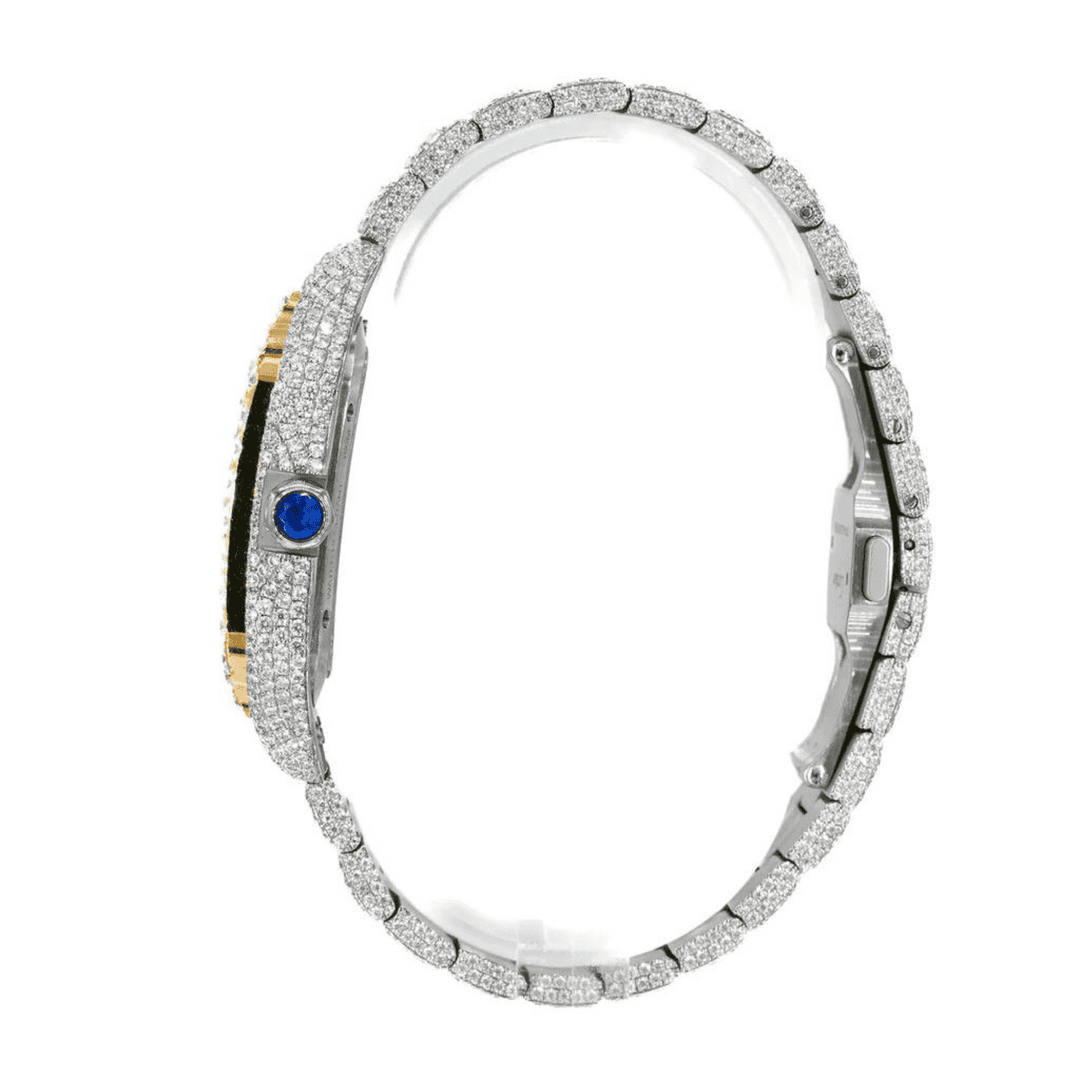 Full Iced Out Diamond VVS Moissanite Watch - Image 2