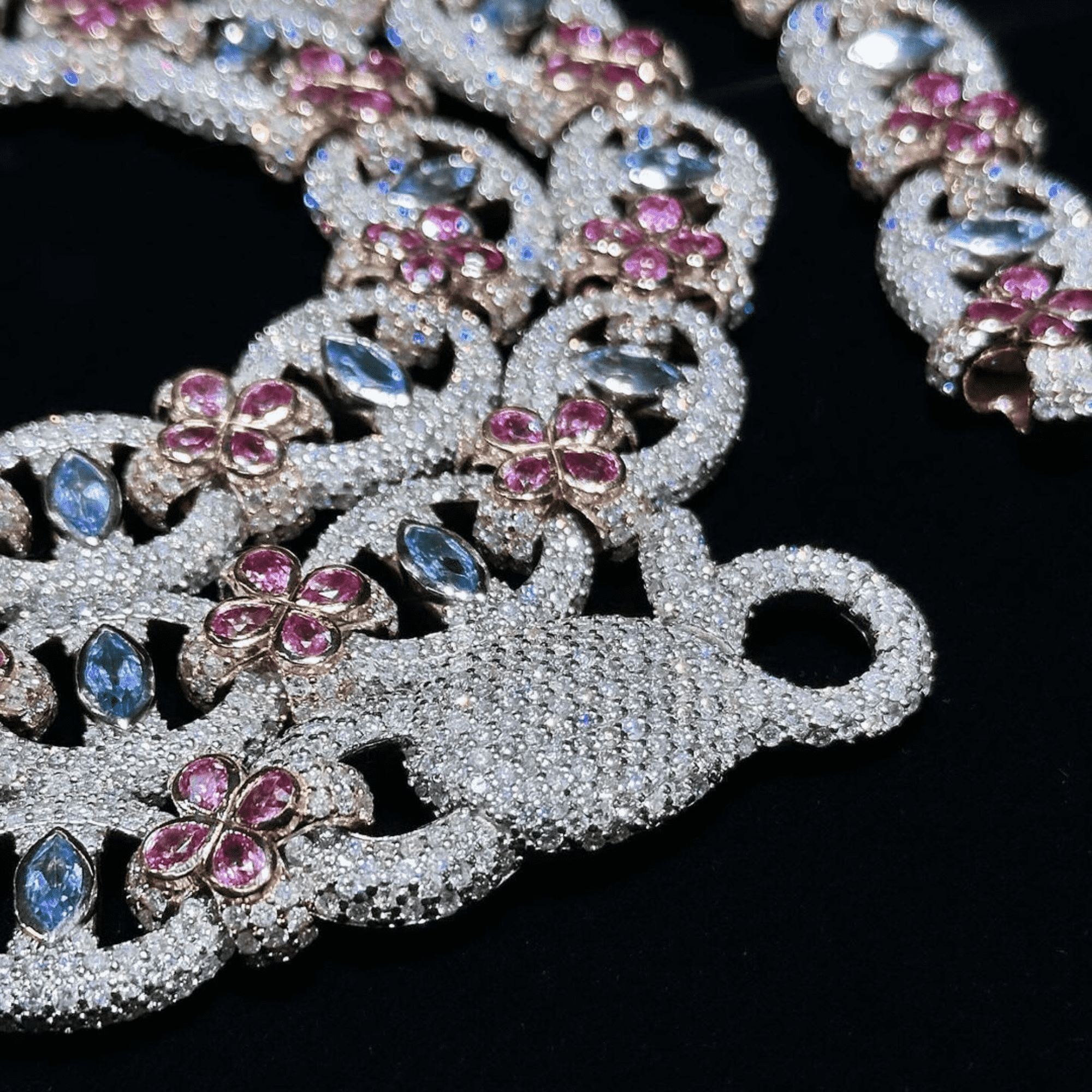 18mm Mens Silver Cuban Link Chain