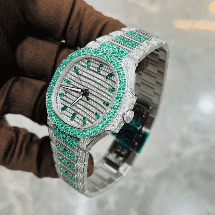 Full Iced Moissanite Watches Stylish Build for Men & Women - Image 3