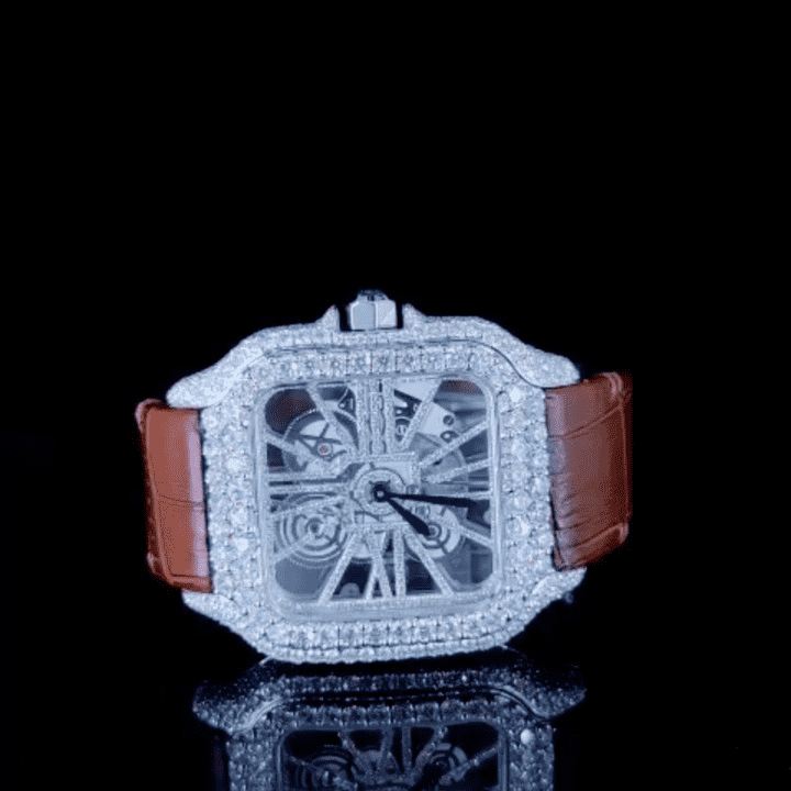Bold Look Iced Out Watches Moissanite Watches