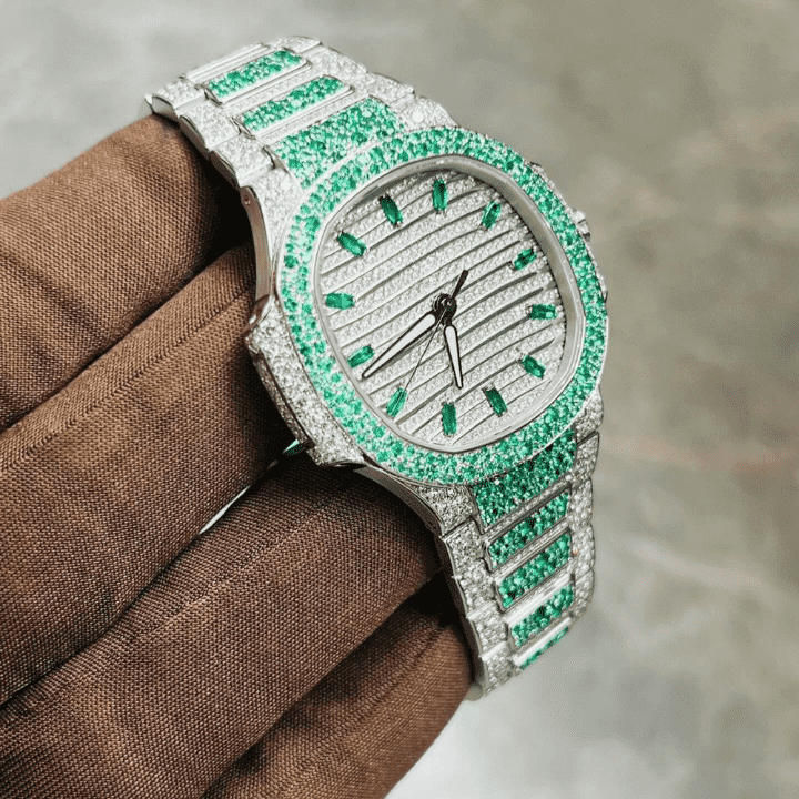 Full Iced Moissanite Watches Stylish Build for Men & Women - Image 2