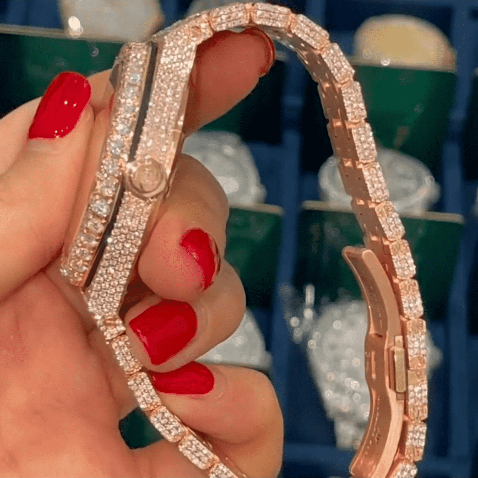 High-Clarity Moissanite Diamond Watch with Next-Level Shine - Image 2