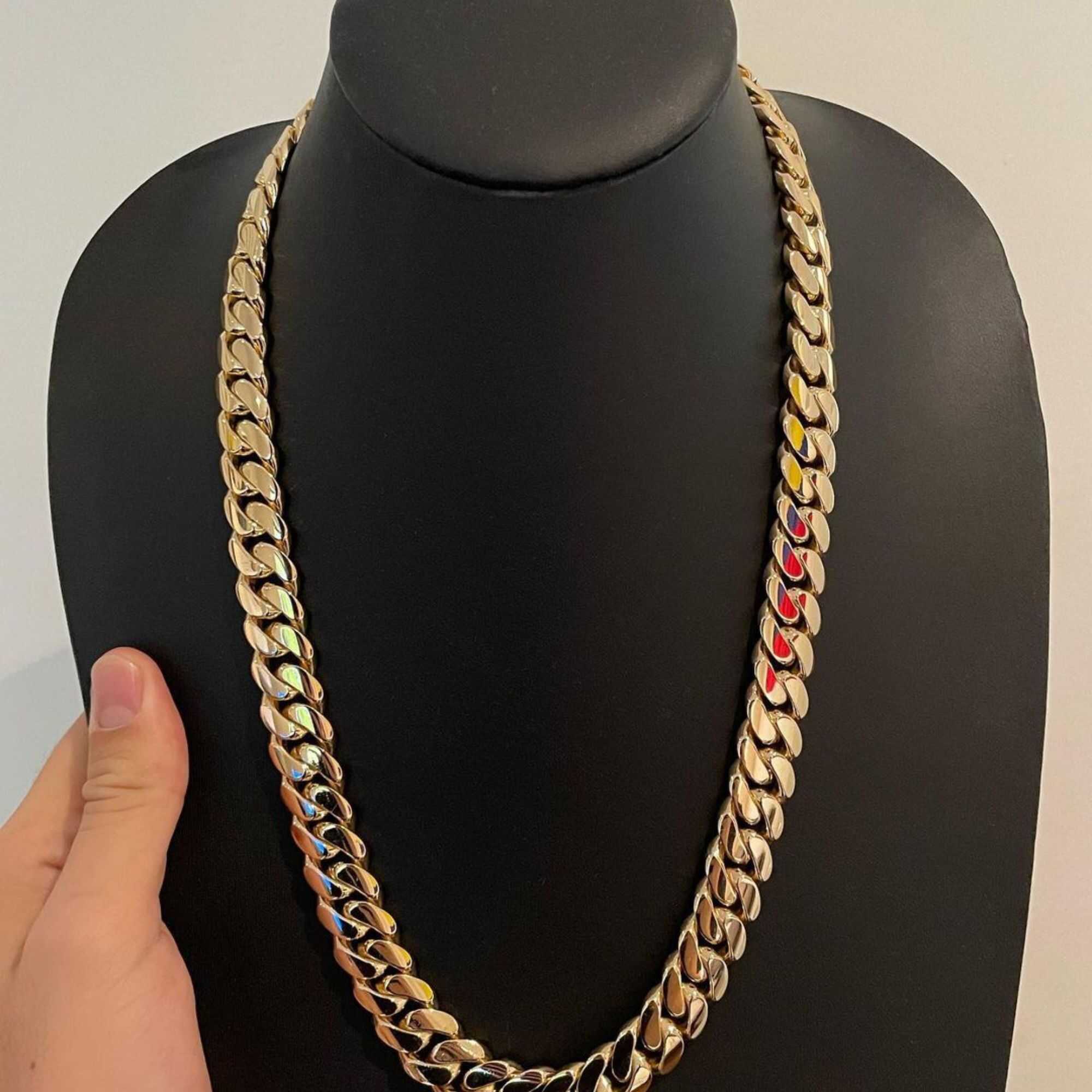 24 mm Cuban Link Chain for men
