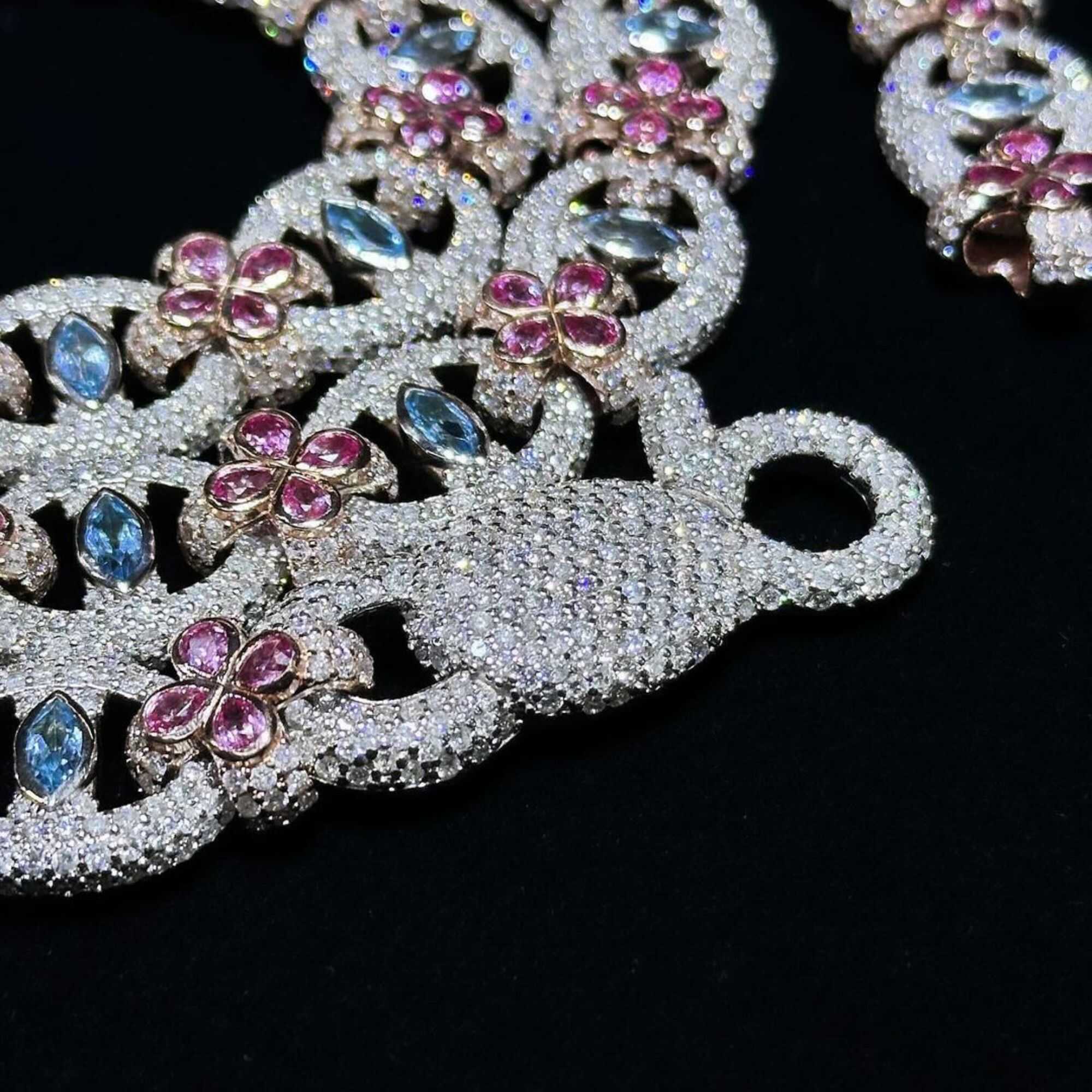 18mm Mens Silver Cuban Link Chain