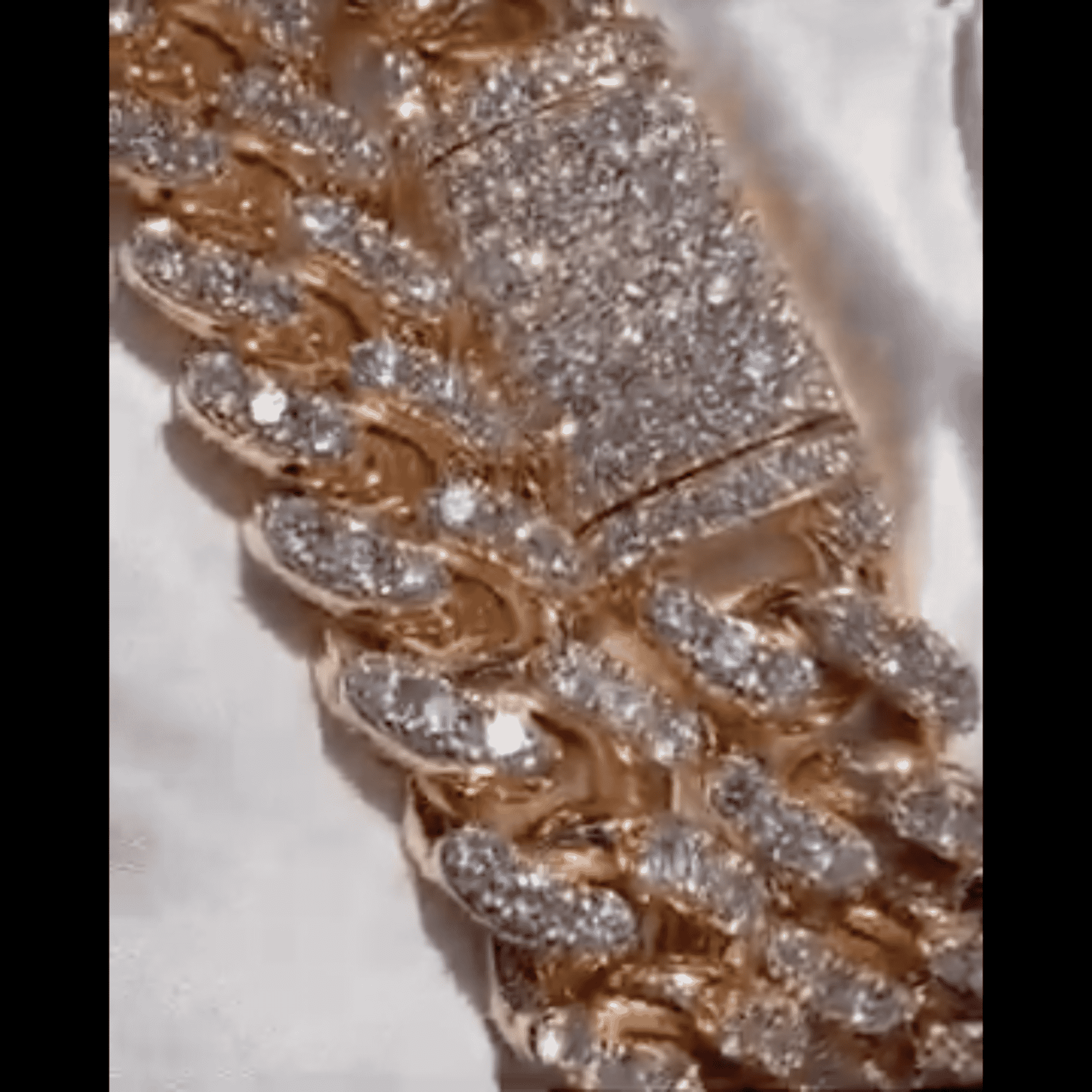 18mm Mens Silver Cuban Link Chain