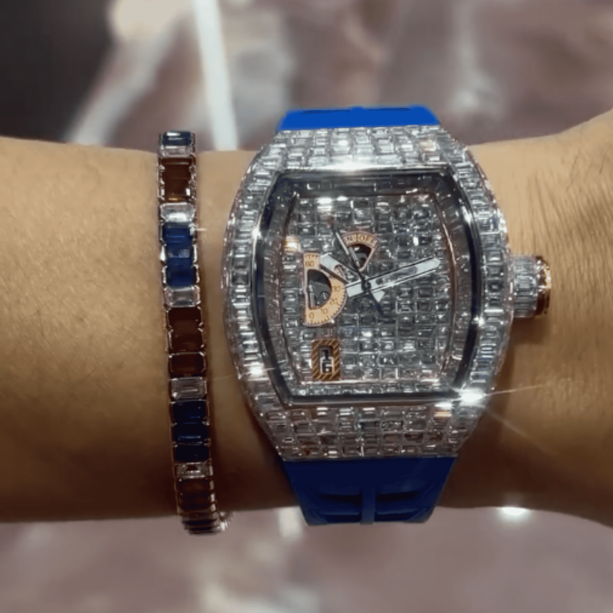 Moissanite Watches Fully Iced with Premium Finish for Men & Women - Image 3