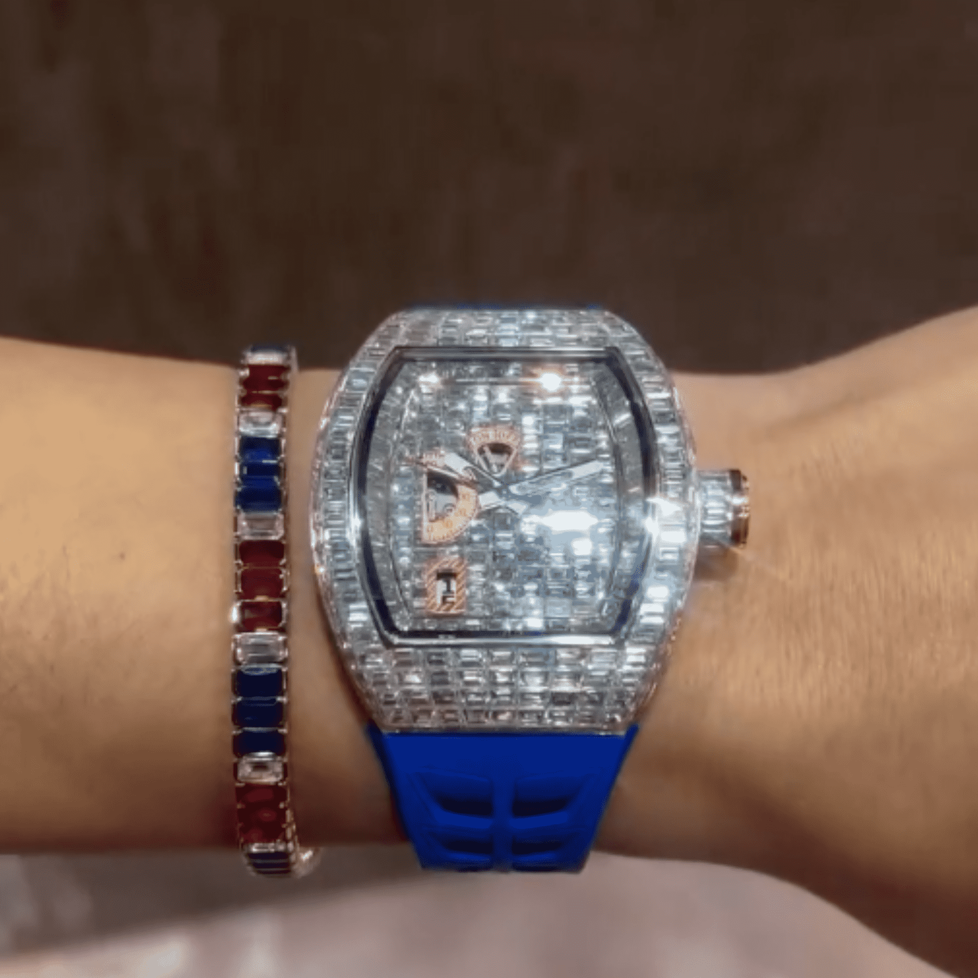 Moissanite Watches Fully Iced with Premium Finish for Men & Women - Image 4