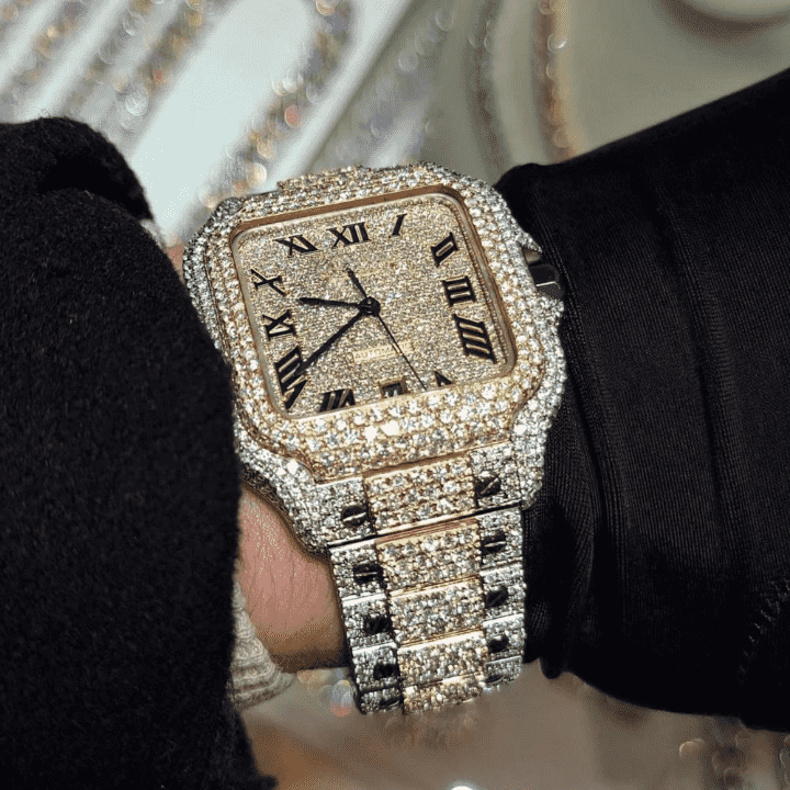 High Shine Luxury Iced Out Watches Moissanite Watches - Image 3