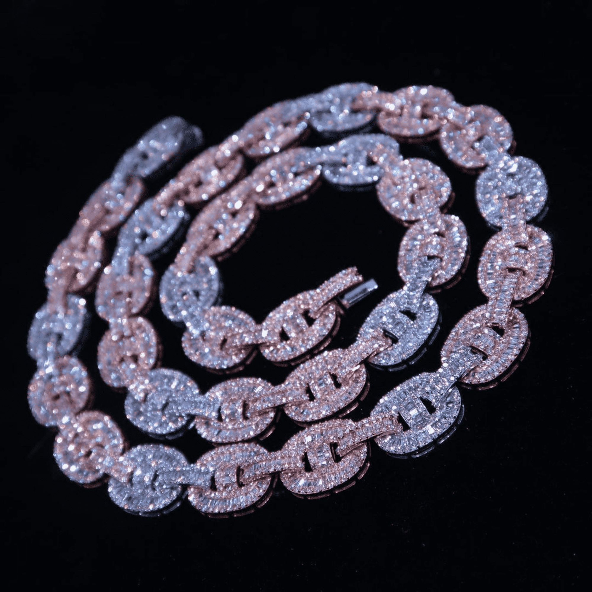 18mm Mens Silver Cuban Link Chain