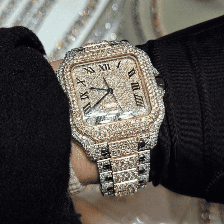 High Shine Luxury Iced Out Watches Moissanite Watches