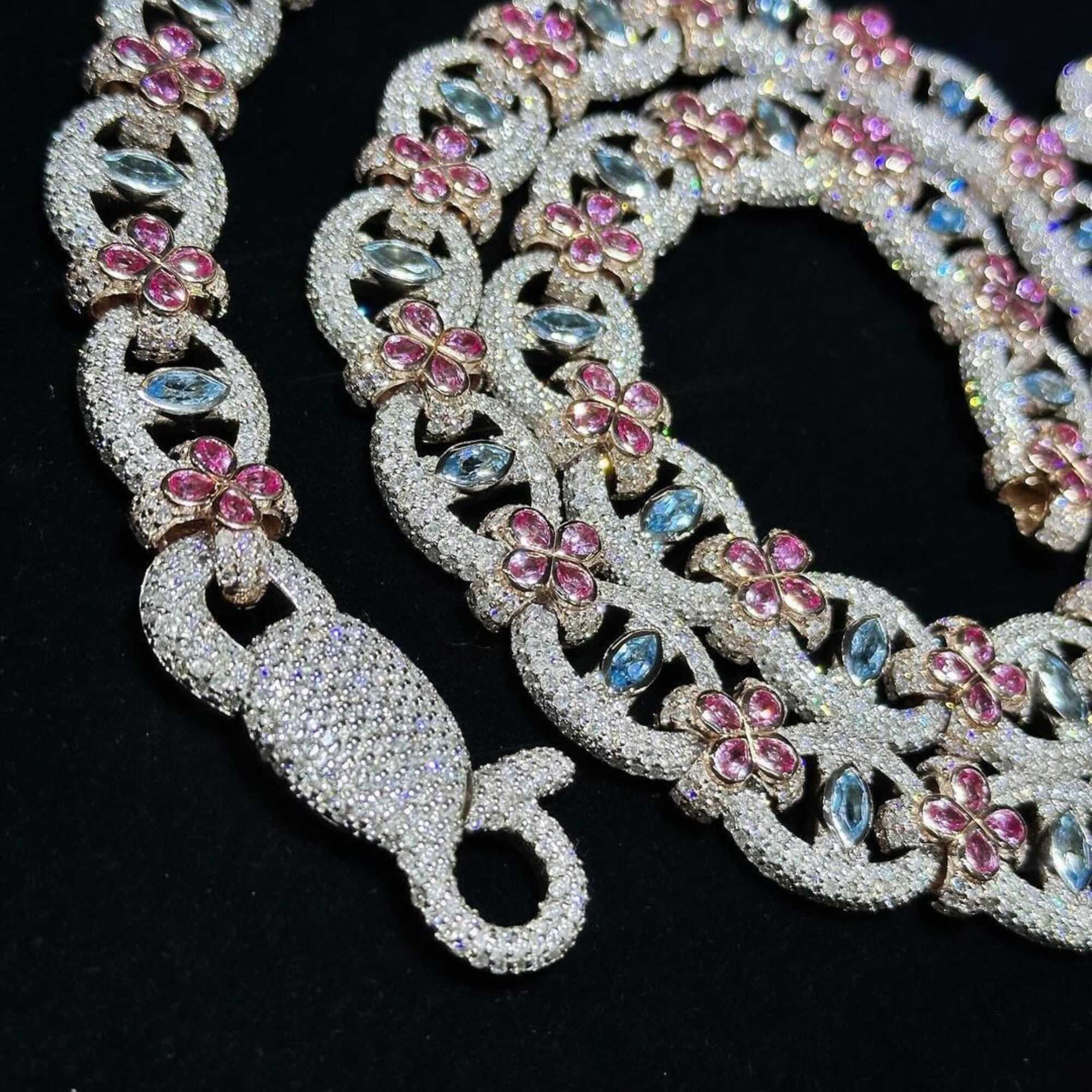 18mm Mens Silver Cuban Link Chain