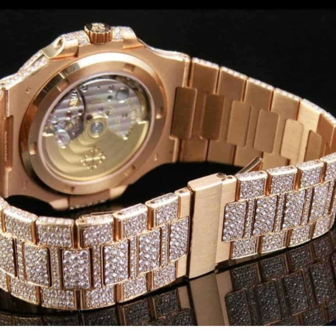 Women’s Style Bust Down Moissanite Watch - Image 4