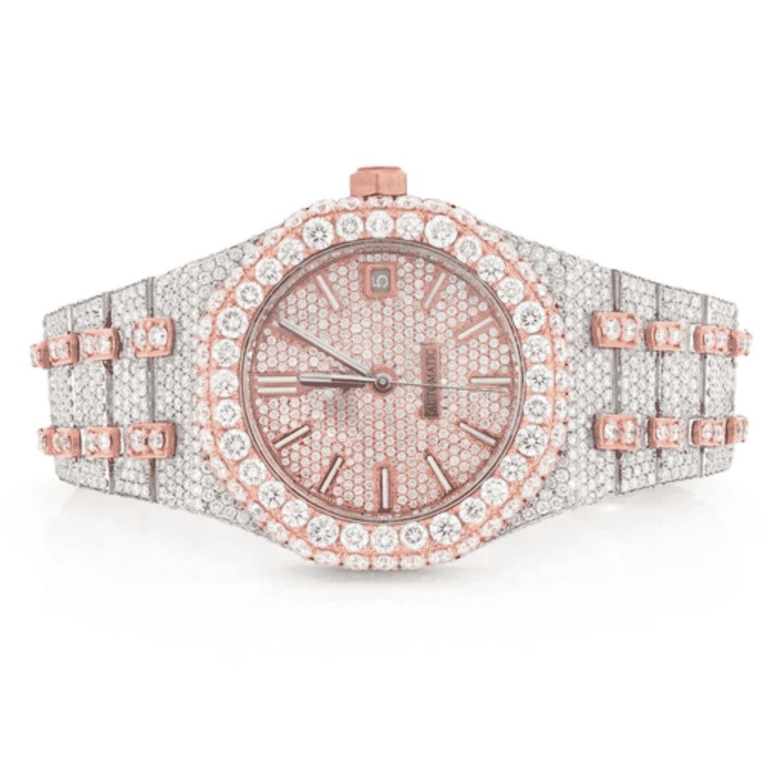 Moissanite Diamond Watch with Brilliant Sparkle for Luxury Style - Image 2