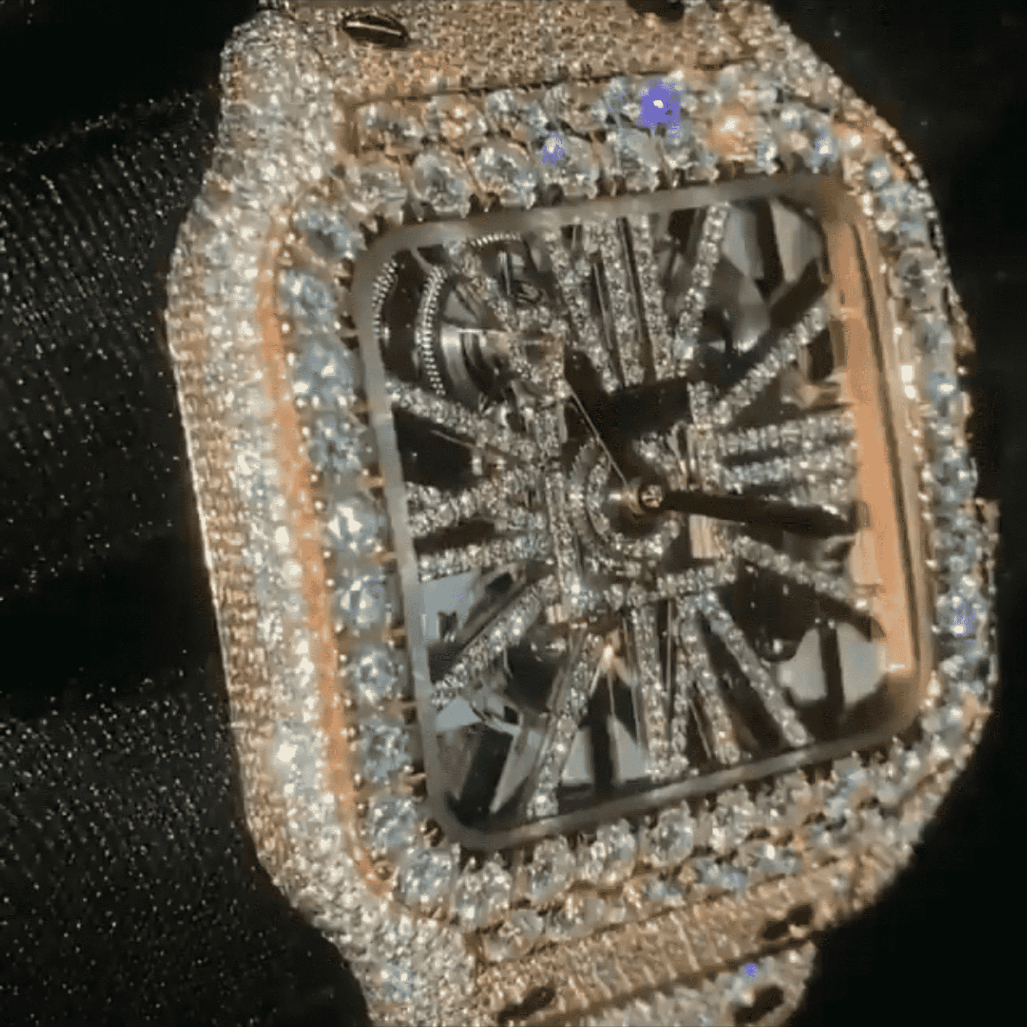 Stainless Steel Iced Out VVS Moissanite Watch for Gift