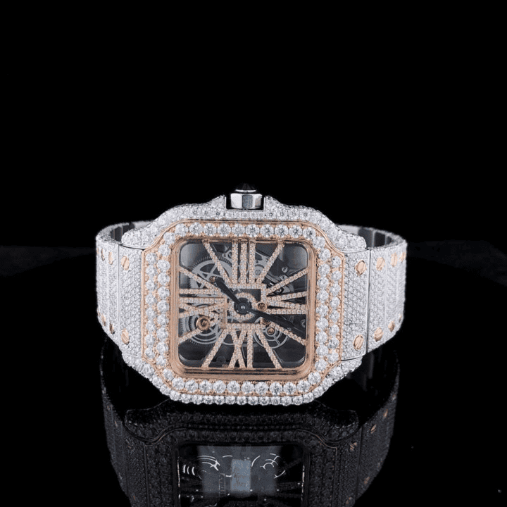 Ultra Shine Iced Moissanite Watches for Men & Women