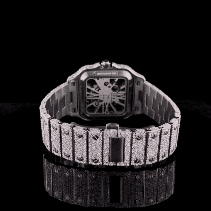 Ultra Shine Iced Moissanite Watches for Men & Women - Image 5