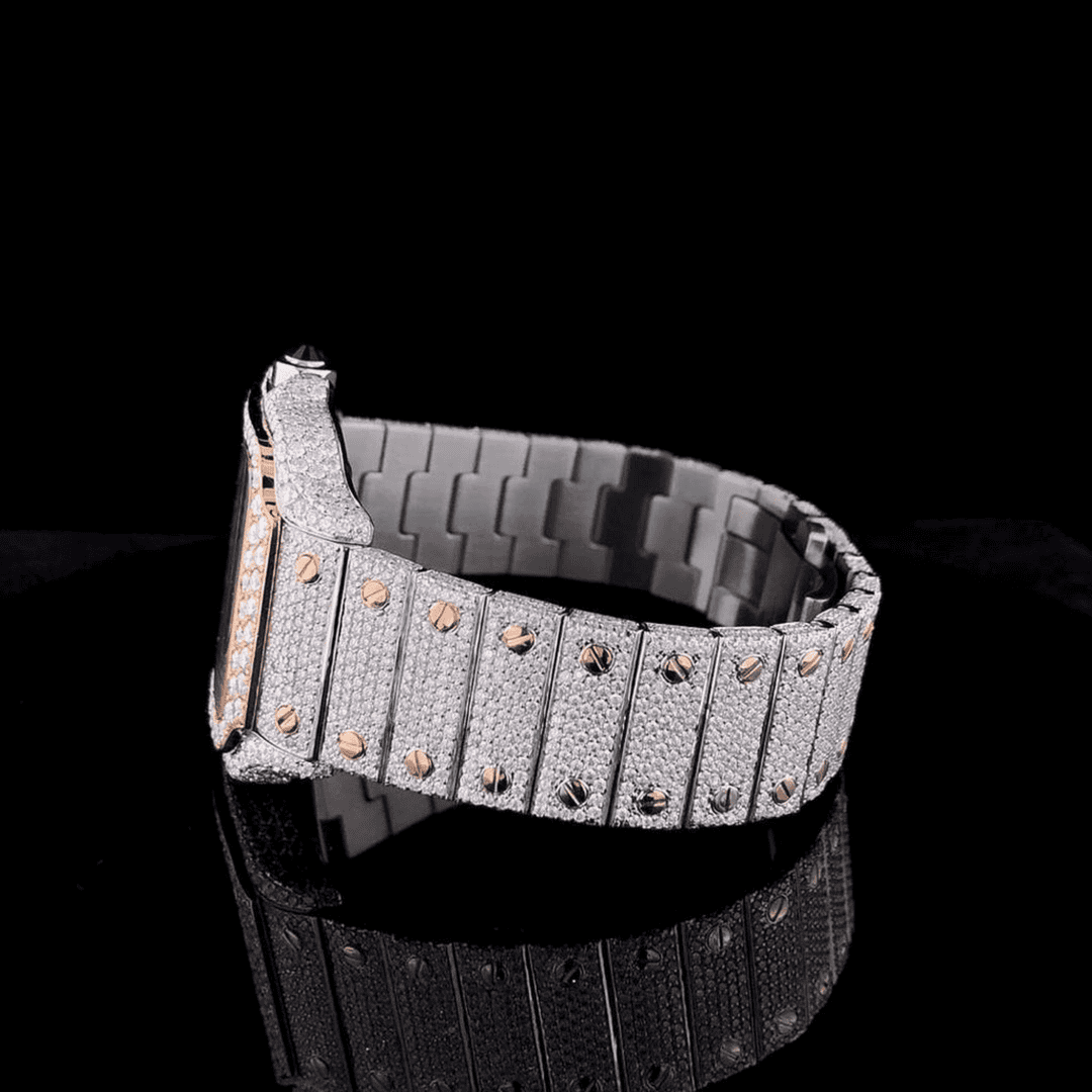 Ultra Shine Iced Moissanite Watches for Men & Women - Image 4