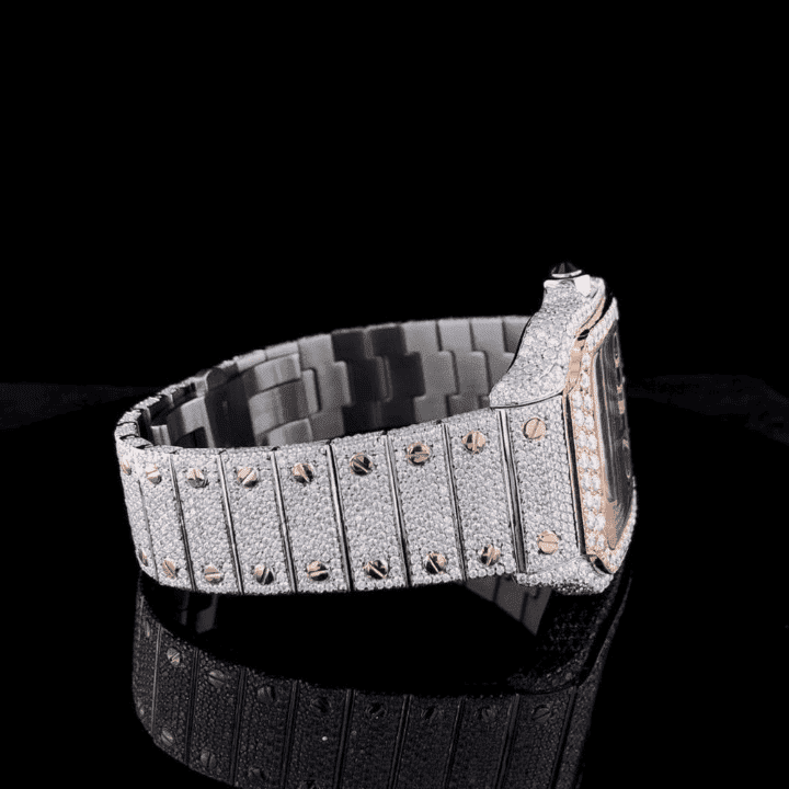 Ultra Shine Iced Moissanite Watches for Men & Women - Image 3