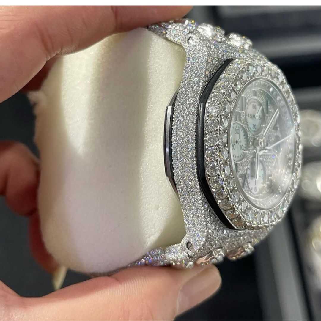 Bust Down Moissanite Watch For Parties And Special Events - Image 8
