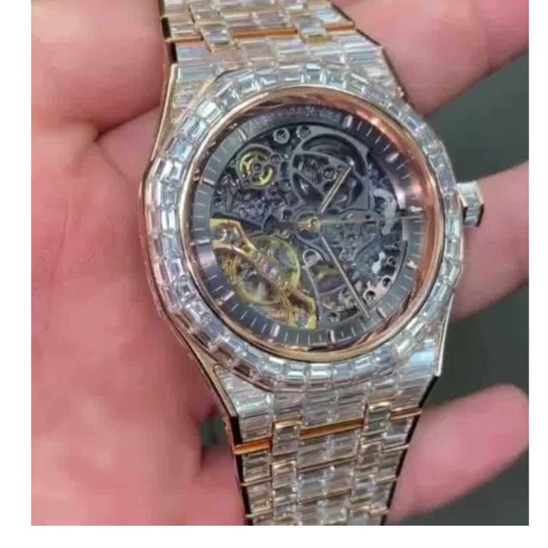 Diamond Moissanite Watch for a Premium Iced-Out Look - Image 6