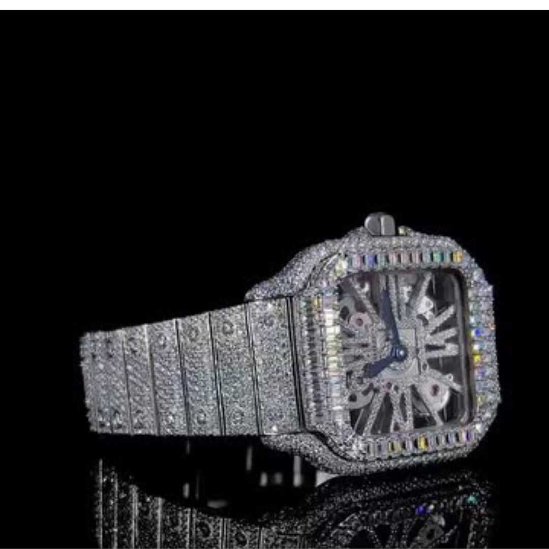 Automatic Diamond VVS Moissanite Watch - Image 6