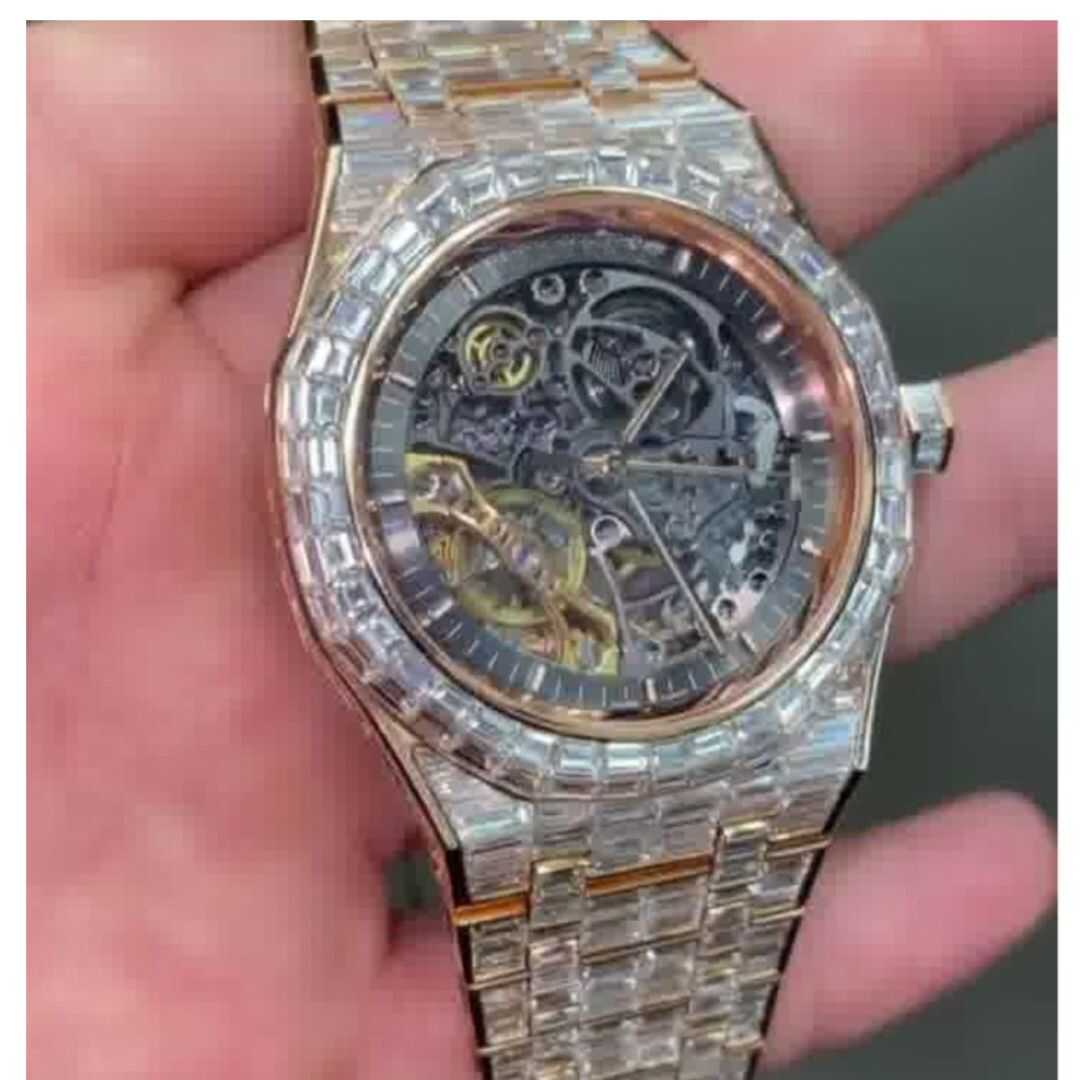 Diamond Moissanite Watch for a Premium Iced-Out Look - Image 5