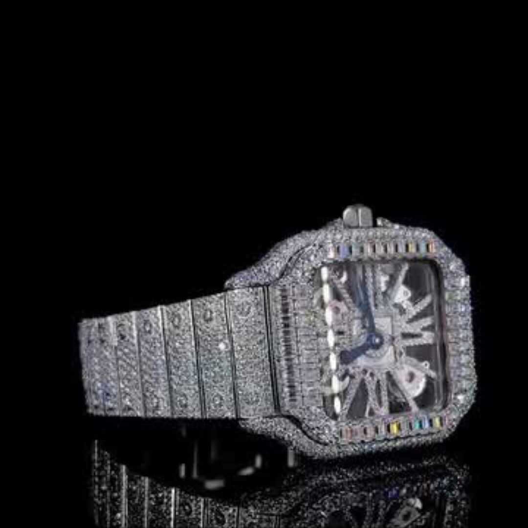 Automatic Diamond VVS Moissanite Watch - Image 5