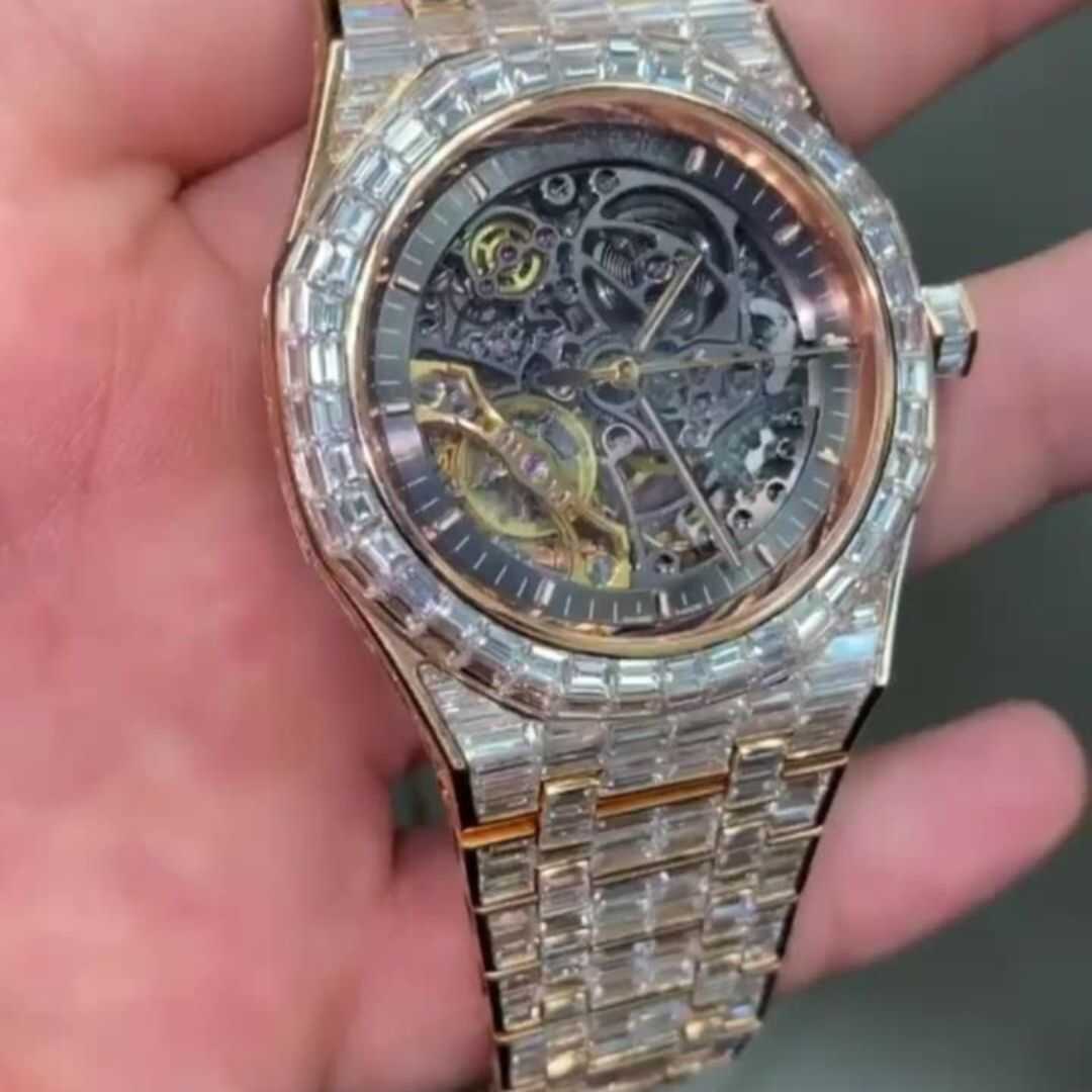 Diamond Moissanite Watch for a Premium Iced-Out Look - Image 4