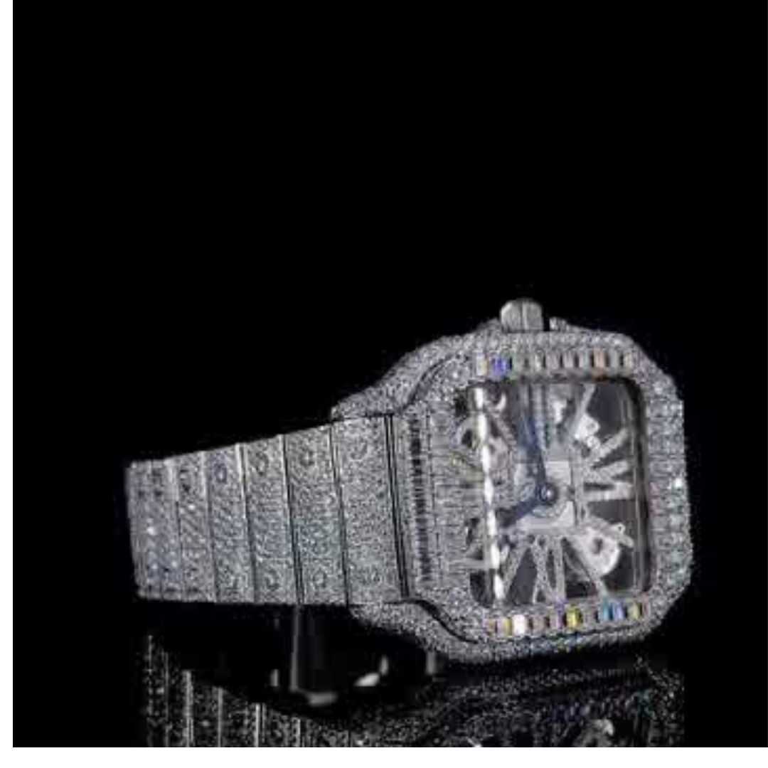Automatic Diamond VVS Moissanite Watch - Image 3