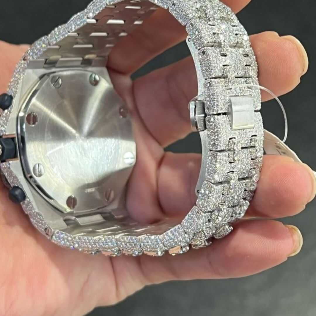 Bust Down Moissanite Watch For Parties And Special Events - Image 4