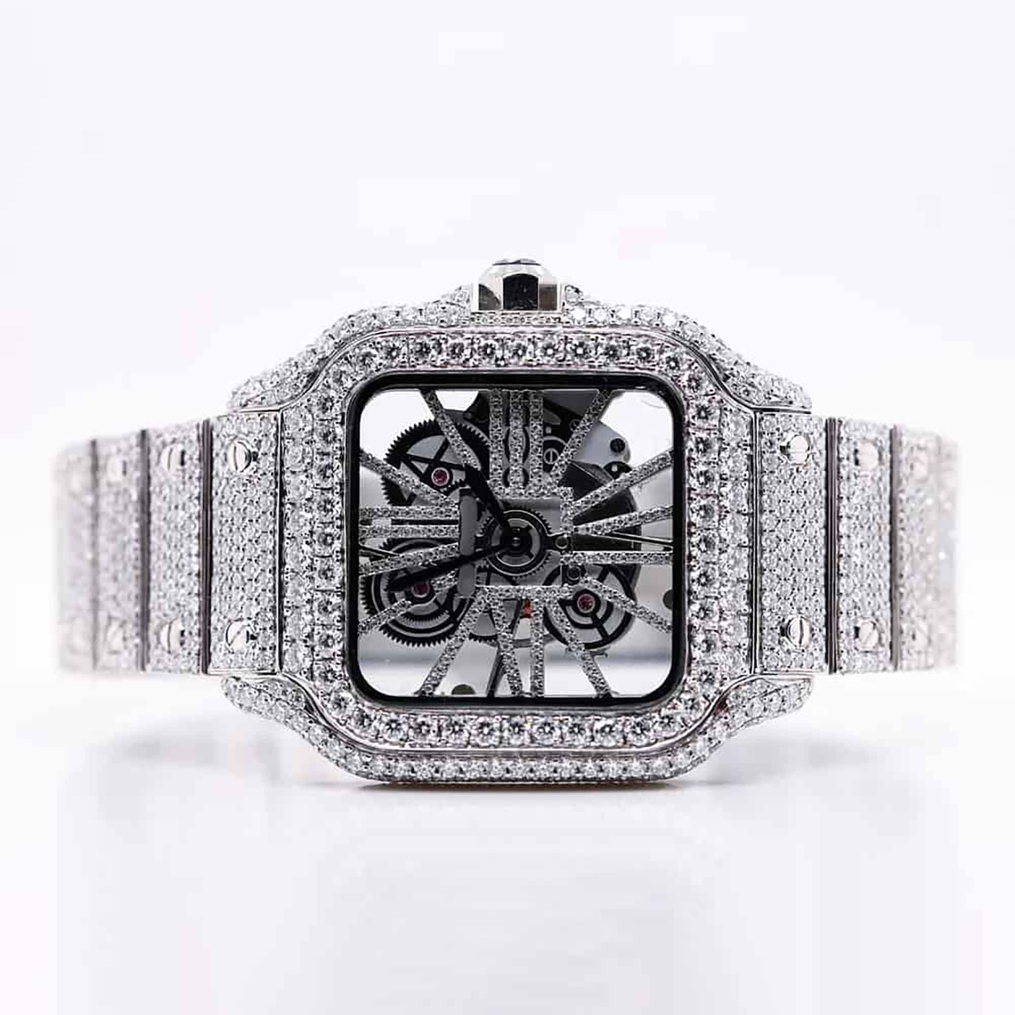 Automatic Diamond VVS Moissanite Watch