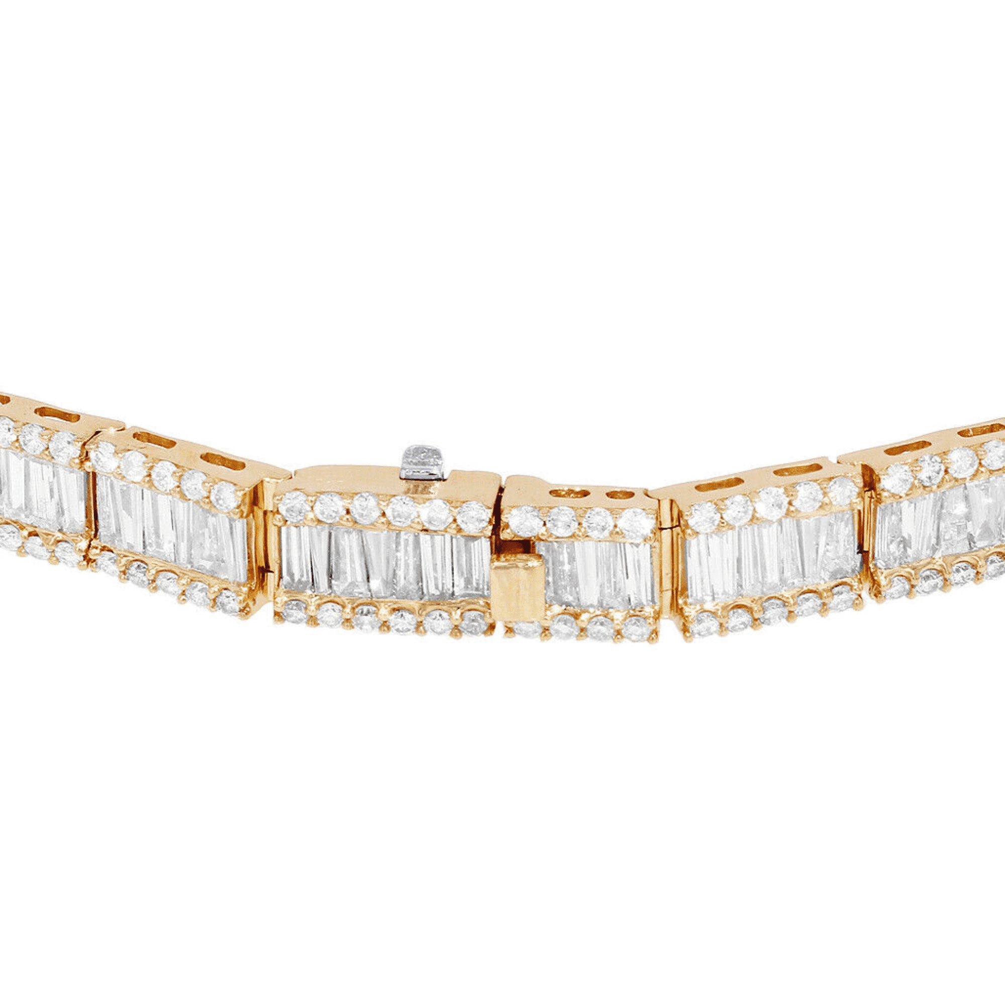 14mm Iced Out Diamond Bracelets, Iced Out Bracelet, Iced Out Cuban Link Bracelet, Moissanite Diamond Bracelets - Image 3