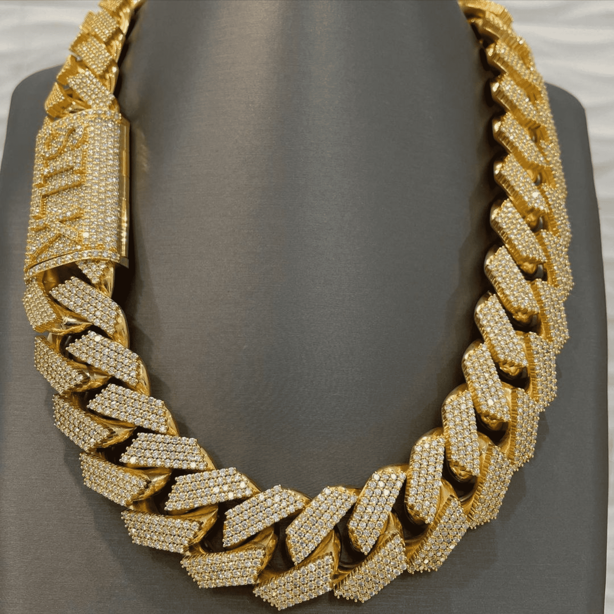 925 Sterling Silver Diamond Iced Out Cuban Link Men’s Moissanite Chains - Image 2