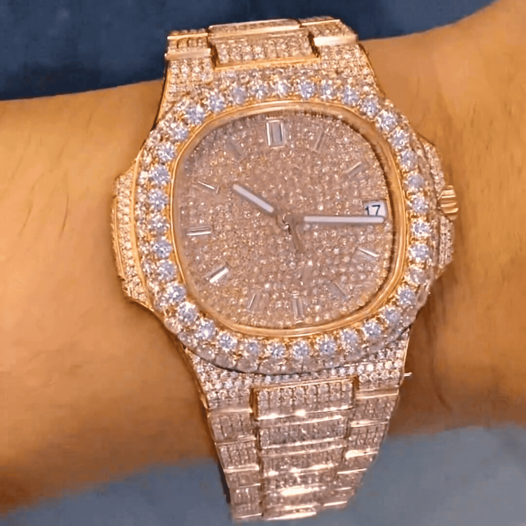 Premium Sapphire Crystal Automatic Moissanite Men’s Watch - Image 3