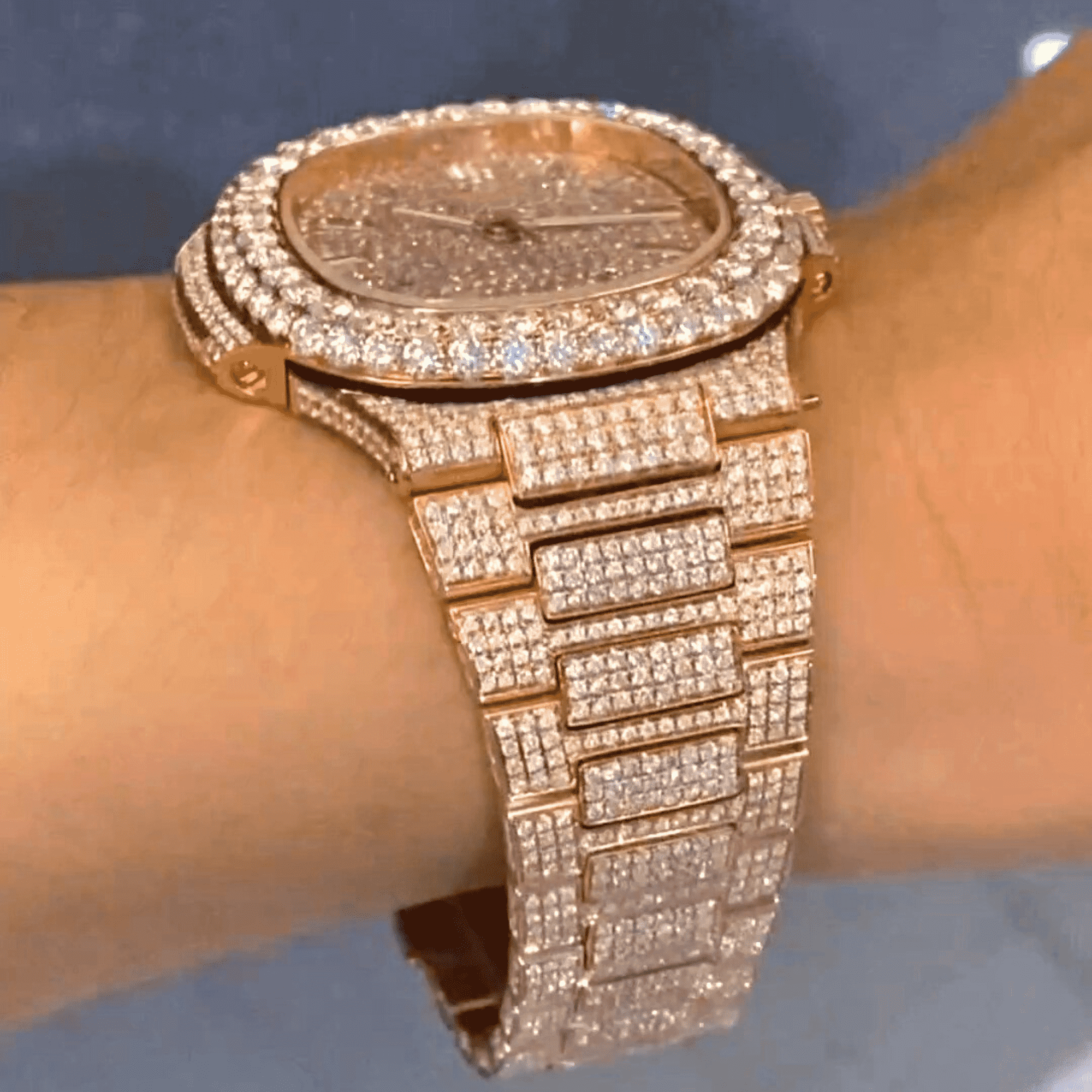Premium Sapphire Crystal Automatic Moissanite Men’s Watch - Image 2