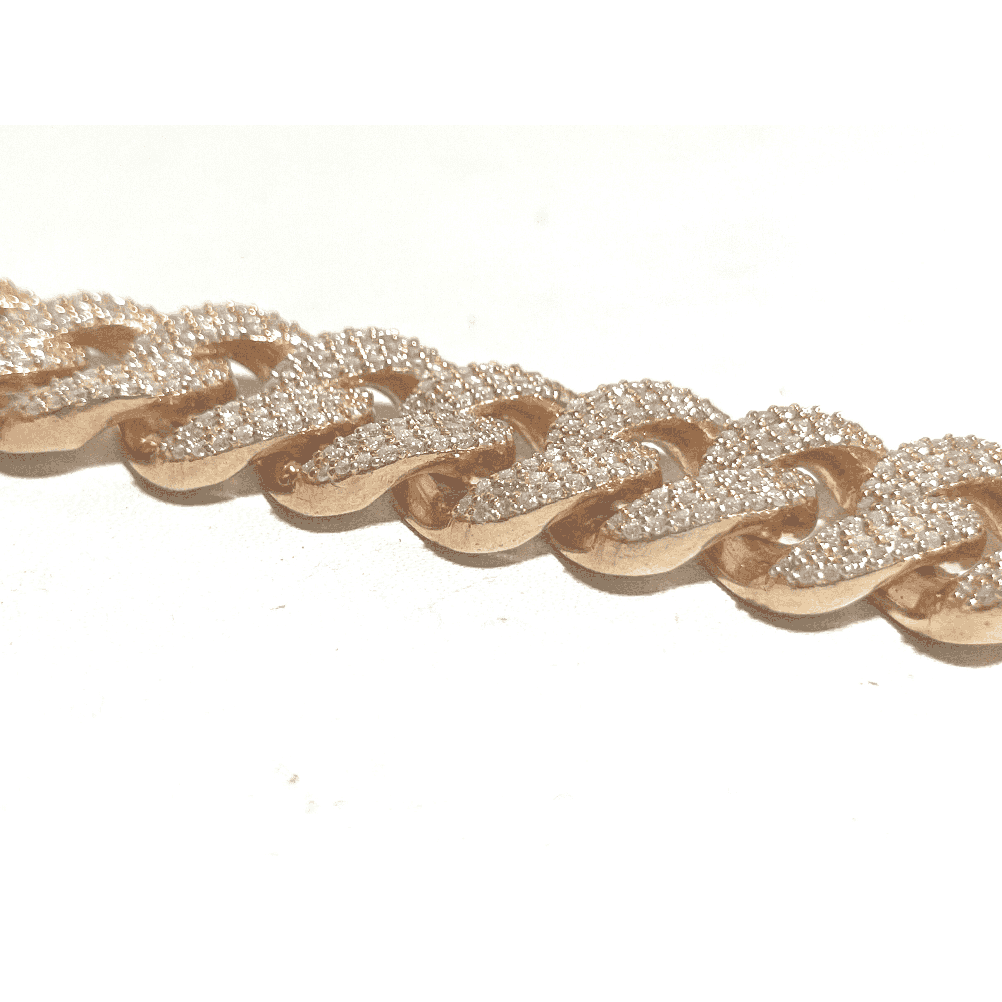 18mm Men’s Diamond Silver Iced Out Cuban Link Moissanite Chains - Image 6