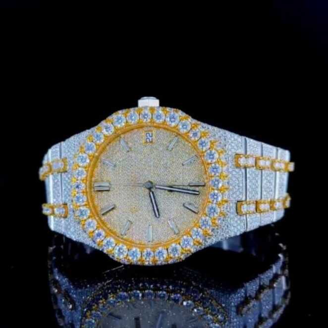 Moissanite Iced Out Automatic Watch