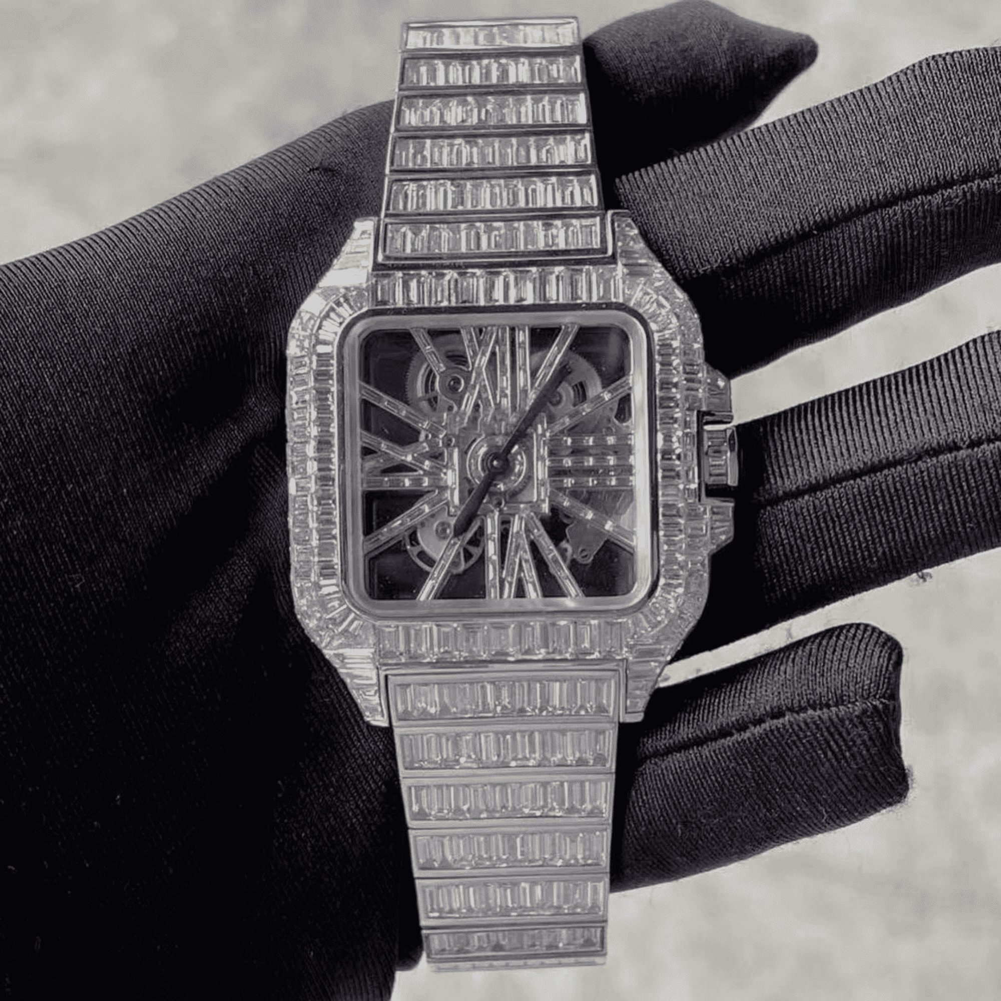 Stainless Steel Luxury Edition VVS Moissanite Watch
