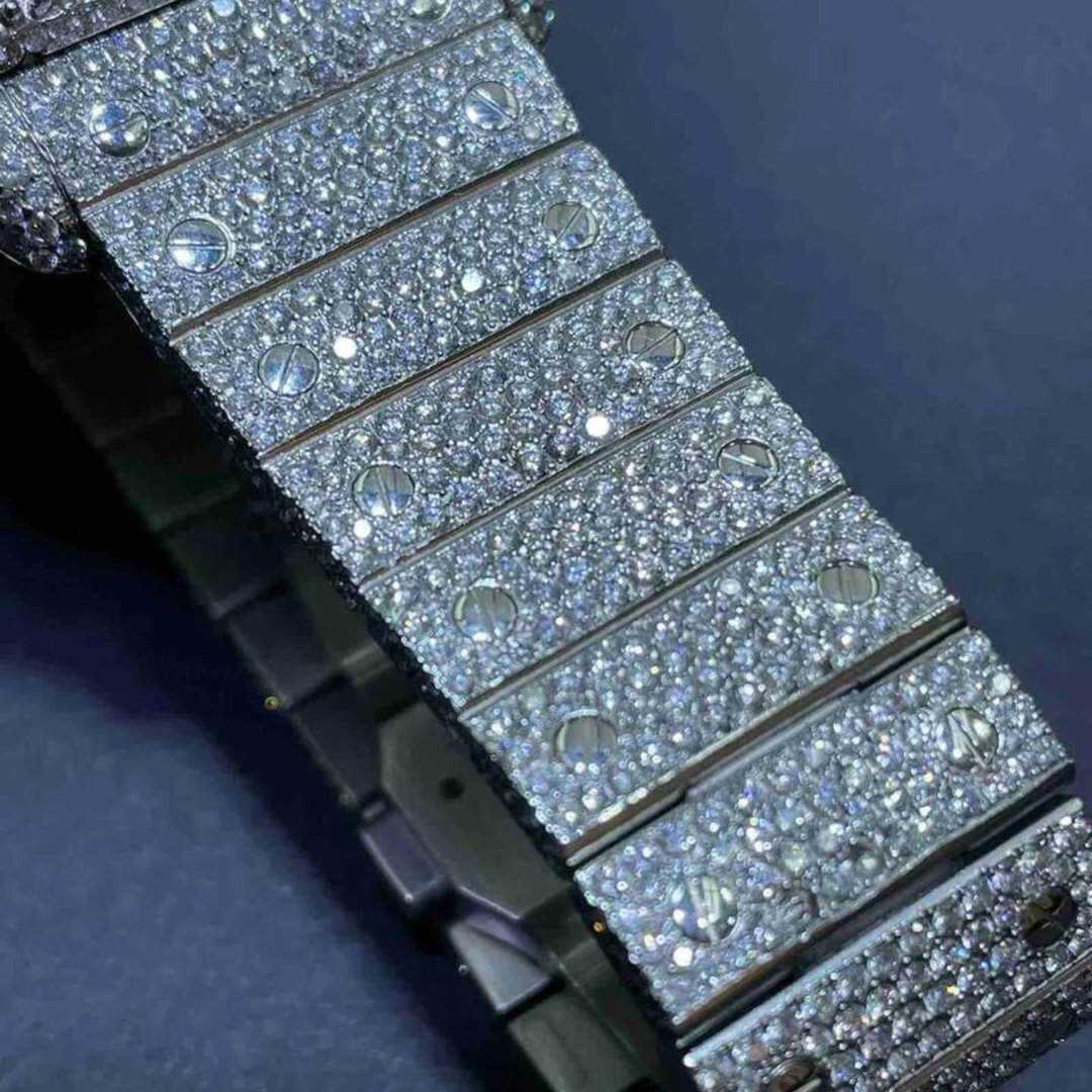 Classic Stainless Steel Bust Down Chronograph Watch - Image 7