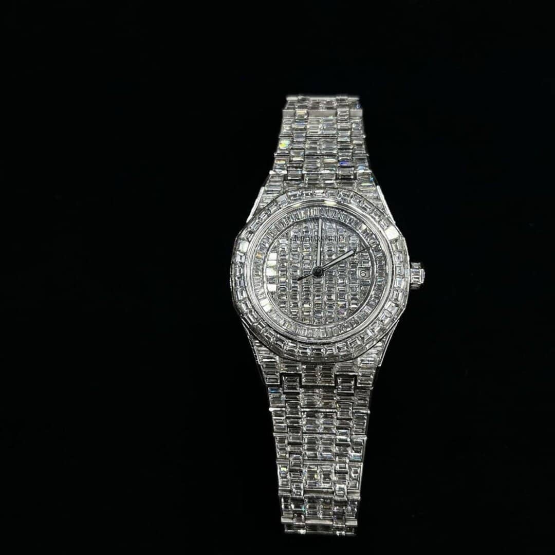 Stylish Men’s Moissanite Hip Hop Automatic Watch - Image 5