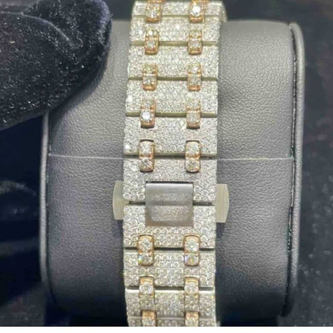 Stainless Steel VVS Moissanite Watch for Women - Image 3
