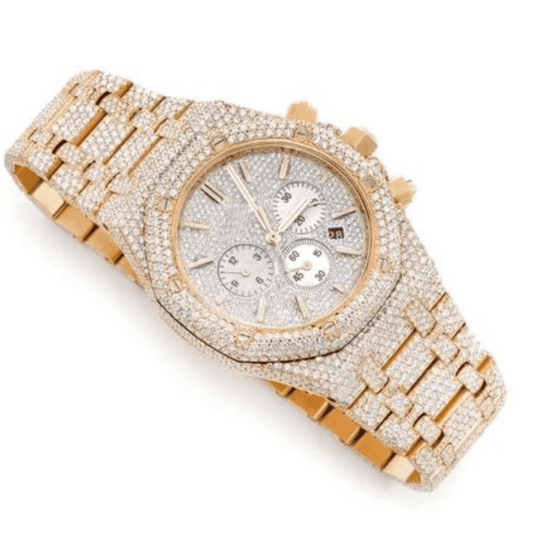 Stainless Steel Moissanite Watch for Gift - Image 7