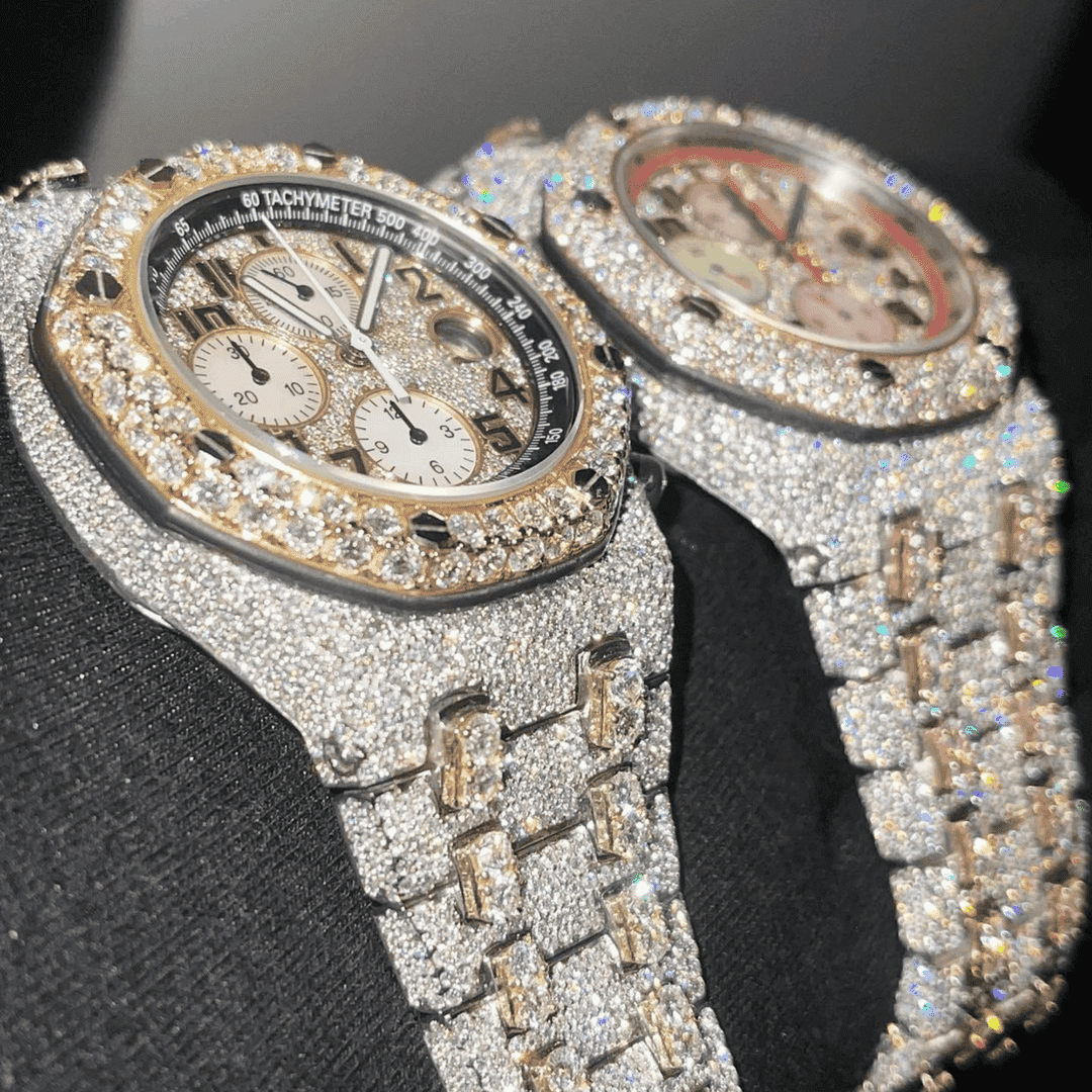 Style Iced Out Diamond VVS Moissanite Watch - Image 2