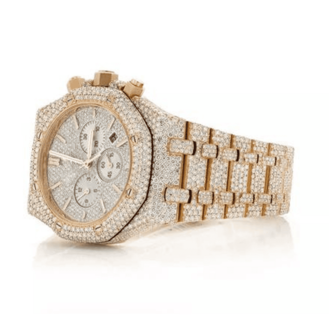 Stainless Steel Moissanite Watch for Gift - Image 4