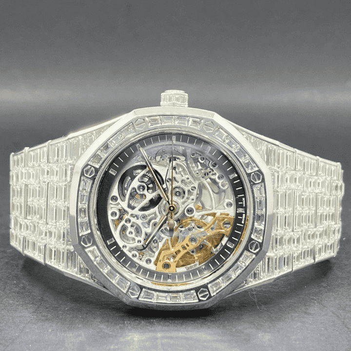 Moissanite Watches Full Iced Luxury Design for Men & Women - Image 2
