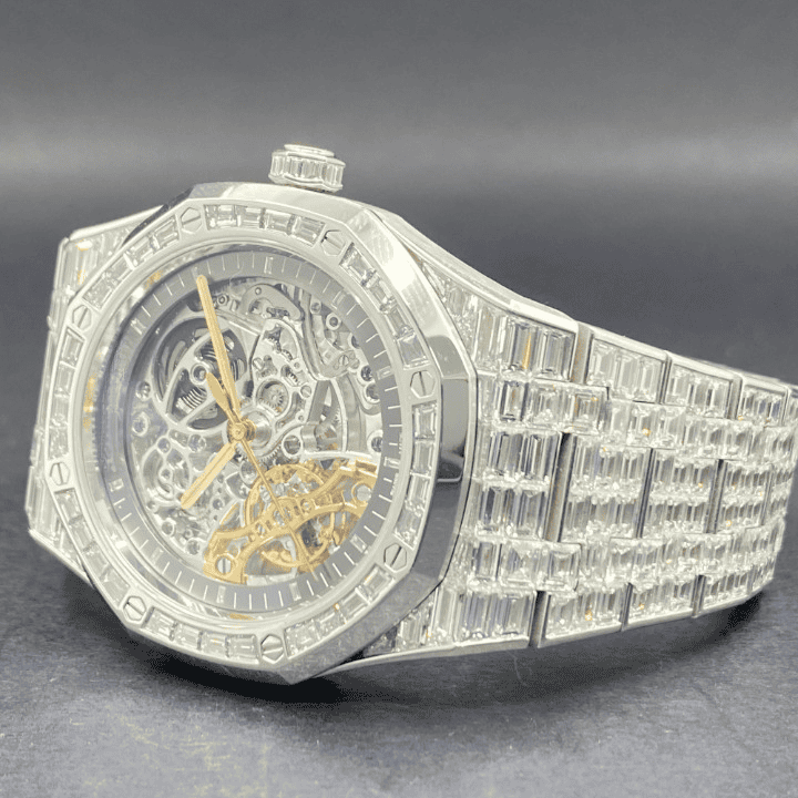 Moissanite Watches Full Iced Luxury Design for Men & Women - Image 4