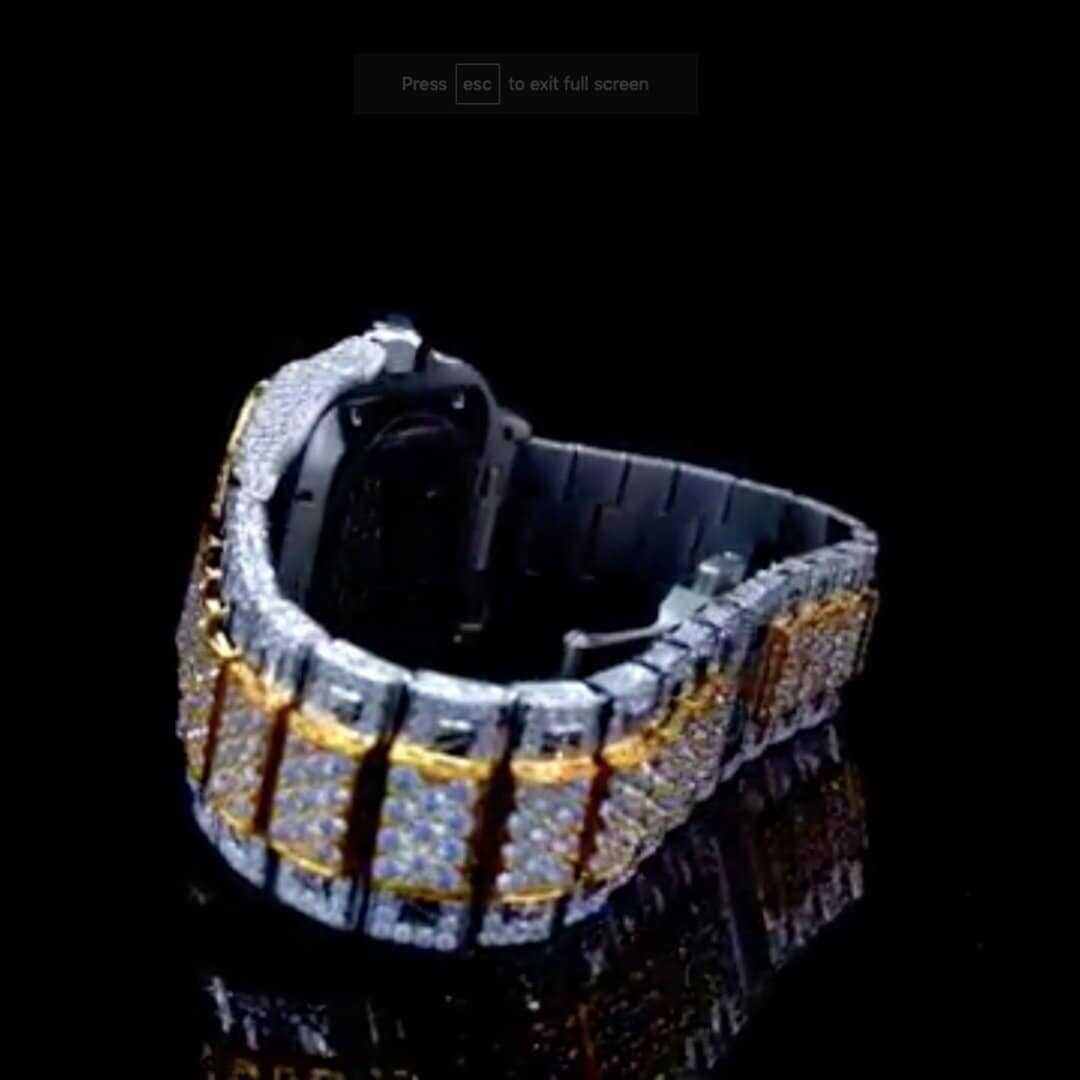 Designer Diamond Moissanite Watch for Modern Style - Image 4