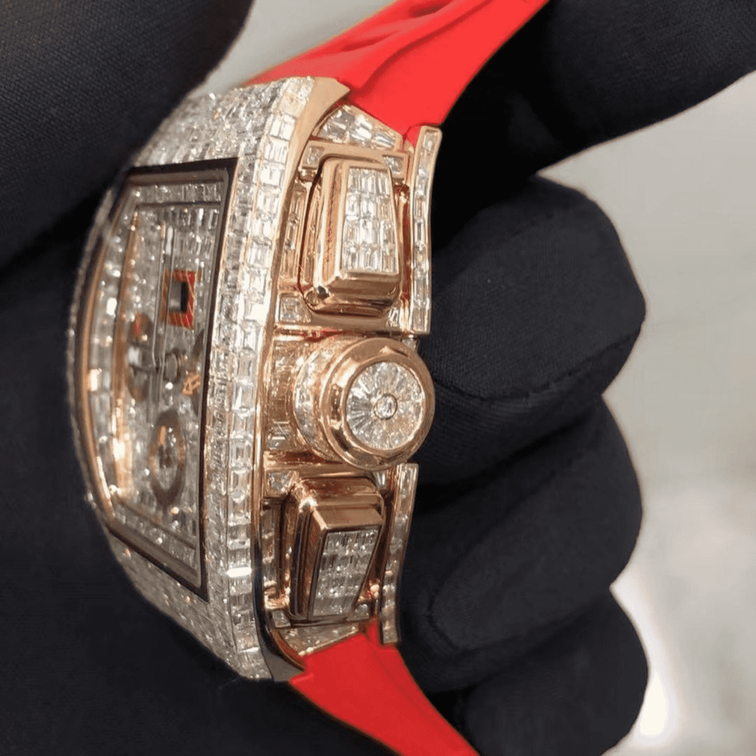 Full Iced Out Moissanite Diamond Premium Watch - Image 4