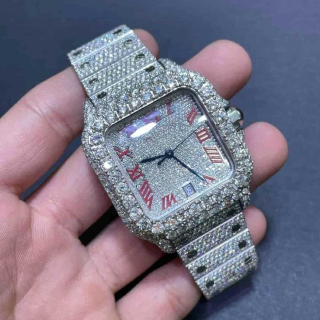 Classic Stainless Steel Bust Down Chronograph Watch - Image 6