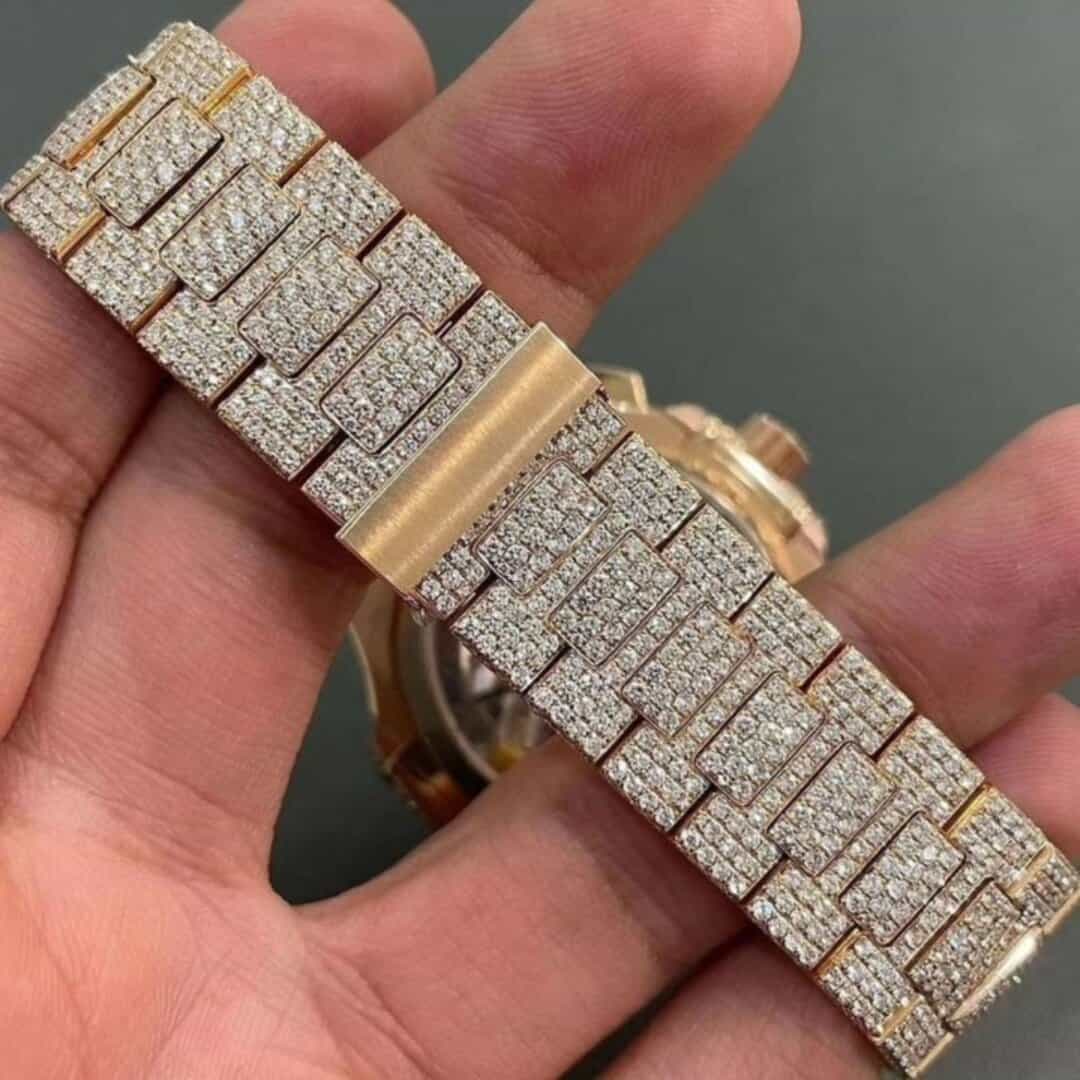 VVS Moissanite Stainless Steel Iced Out Watch - Image 2